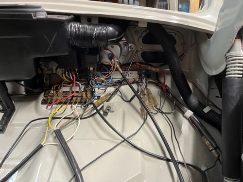 Électricité Volkswagen aircooled réfection complète — Atelier Euskadi R Cool Bidart